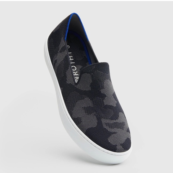 Rothy's Shoes - ROTHYS GREY CAMO SLIP ON SNEAKERS
